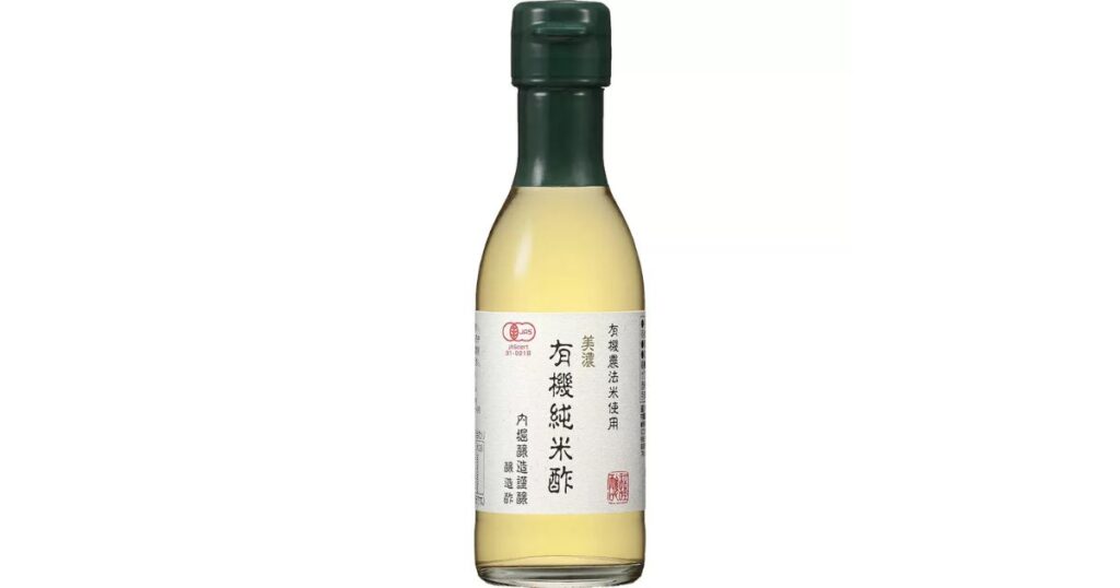 内堀醸造「美濃有機純米酢」