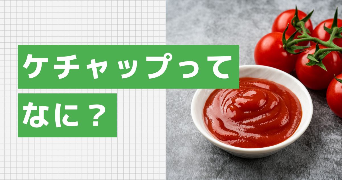 そもそもケチャップとは?